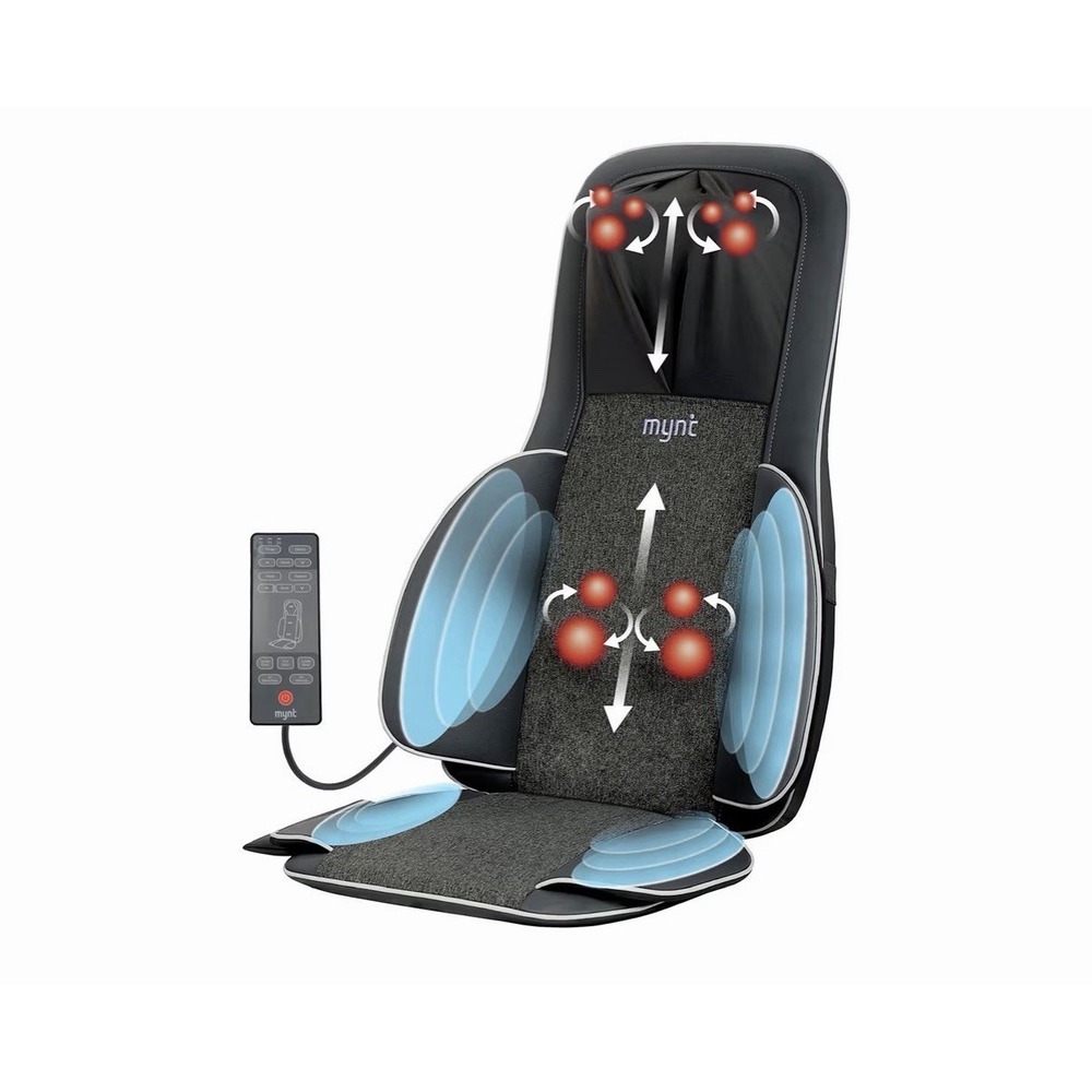 Mynt FSA Eligible HSA Approved Shiatsu Neck and Back Massager‎ for Chair with 10